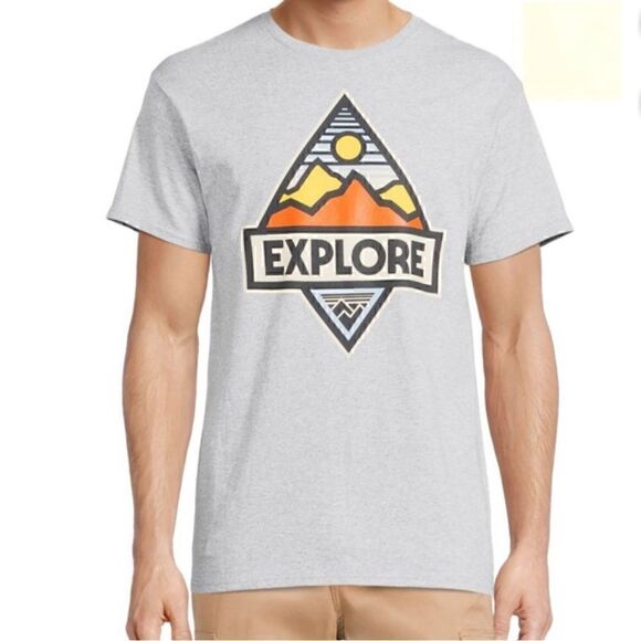Humor Generic Mens Explore Outdoor Short Sleeve T-Shirt - Picture 1 of 8